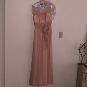 Light pink prom/bridesmaid dress